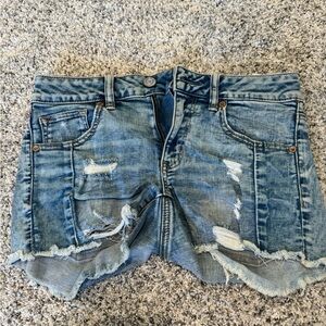 Ripped Jean shorts